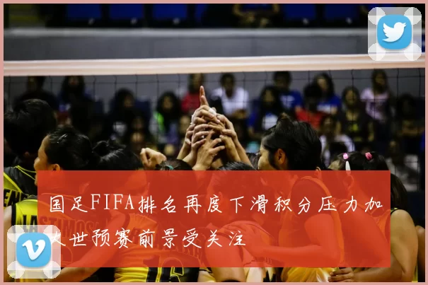 国足FIFA排名再度下滑积分压力加大世预赛前景受关注
